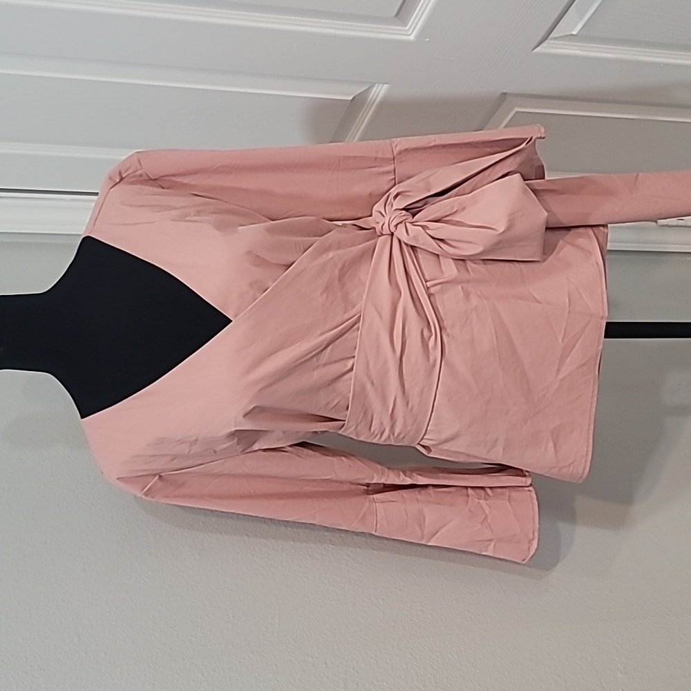 New York and Company wrap blouse